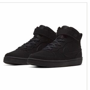 NEW Nike CHILD All-Black High-Top Sneakers. Unisex